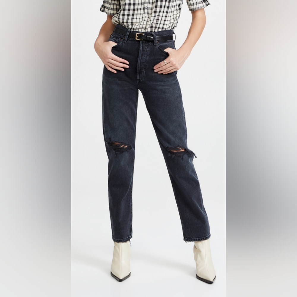 Agolde 90s Pinch Waist High Rise Straight Jeans